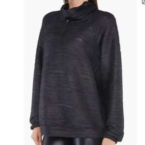 Koral Probe DJ Pullover Black Medium Cowl Neck